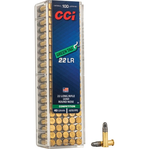 CCI GREEN TAG 22LR 40GR