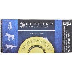 FEDERAL POWER-SHOK 22-250 REM FEDERAL POWER-SHOK 22-250 REM