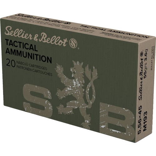 S&B 5.56X45(M193) 55GR FMJ-BT