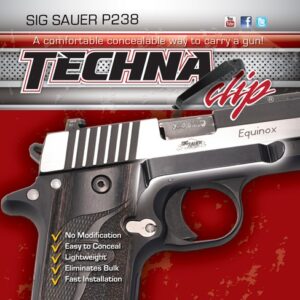 TECHNA CLIP HANDGUN RETENTION