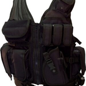 RED ROCK CROSS DRAW VEST BLACK