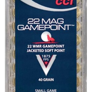 CCI 22WMR 40GR GAMEPOINT JSP