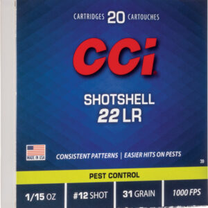 CCI SHOTSHELL 22LR 31GR #12