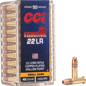 CCI VELOCITOR 22LR 40GR PLATED