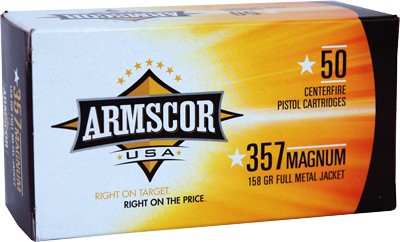 ARMSCOR 357 MAG 158GR FMJ
