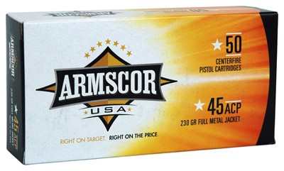 ARMSCOR 45 ACP 230GR FMJ