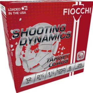FIOCCHI 12GA 2.75" 1-1/8OZ #8