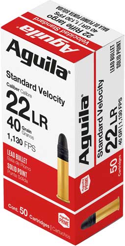 AGUILA STANDARD-VEL 22LR 40GR
