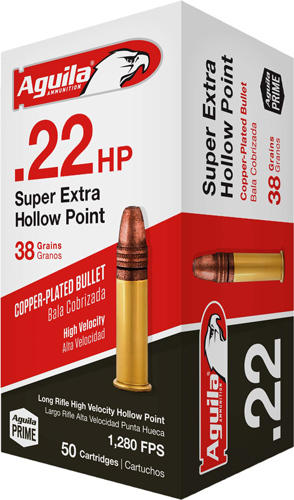 AGUILA HIGH-VEL 22LR 38GR HP