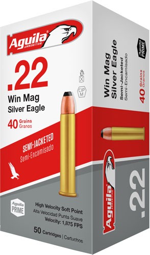 AGUILA 22WMR 40GR JSP 1875FPS