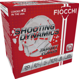 FIOCCHI 20GA 2.75" 7/8OZ #8