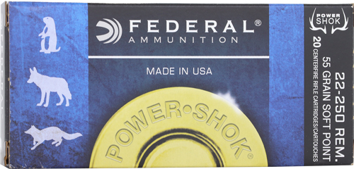 FEDERAL POWER-SHOK 22-250 REM