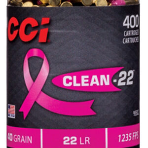 CCI CLEAN 22LR 40GR PINK POLY