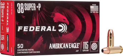 FEDERAL AE 38 SUPER +P 115GR