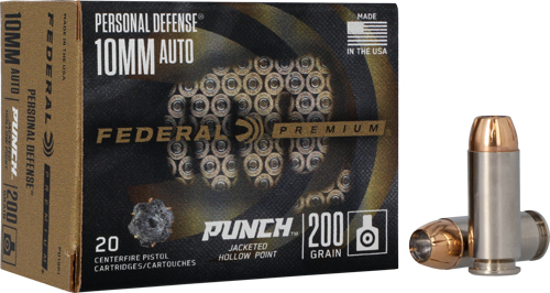 FEDERAL PUNCH 10MM 200GR JHP