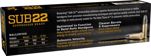 WINCHESTER SUBSONIC 22LR