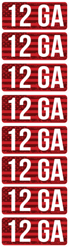 MTM AMMO CALIBER LABELS 12GA