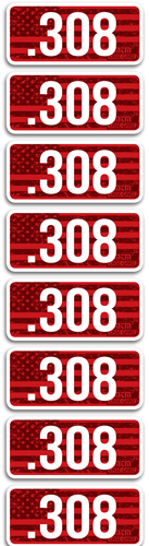 MTM AMMO CALIBER LABELS 308