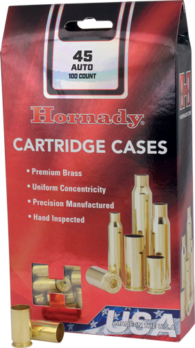 HORNADY UNPRIMED CASES 45 ACP
