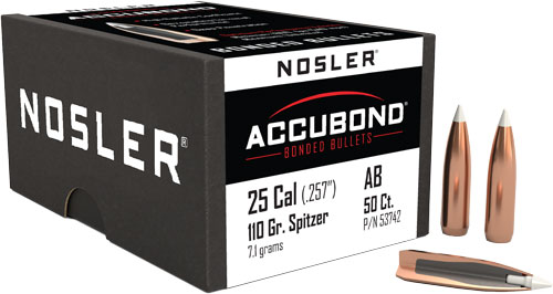 NOSLER BULLETS 25 CAL .257