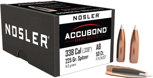 NOSLER BULLETS 338 CAL .338