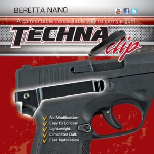 TECHNA CLIP HANDGUN RETENTION