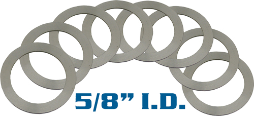 YHM BARREL SHIM SET 5/8" I.D.