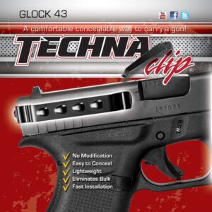 TECHNA CLIP HANDGUN RETENTION