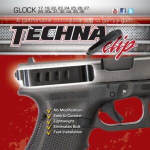 TECHNA CLIP HANDGUN RETENTION